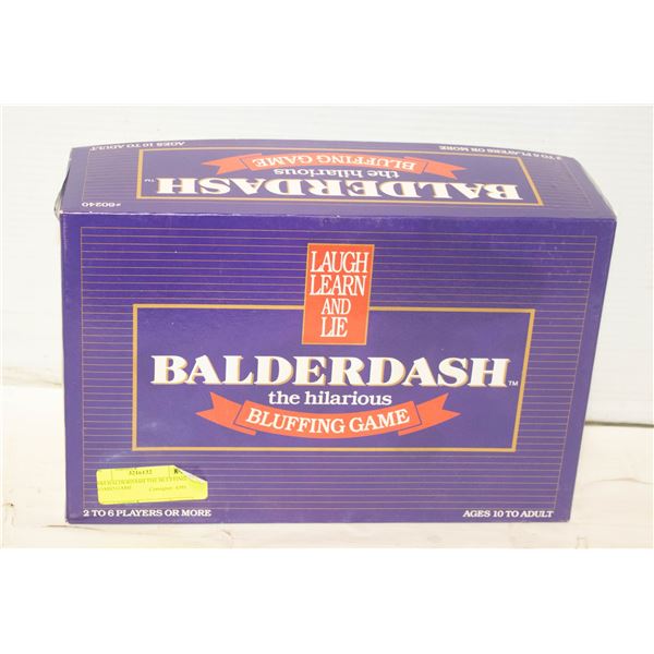 1984 BALDERDASH THE BLUFFING BOARD GAME