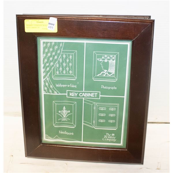 BOMBAY COMPANY WALL HANGING KEY CABINET W/