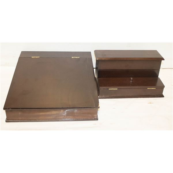 BOMBAY CO. WRITING LAP DESK & DESK ORGANIZER