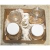 Image 1 : GLASS CANNING/STORAGE JARS- ASSORTED