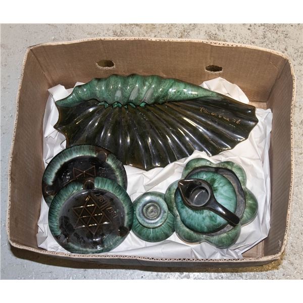 VINTAGE BLUE MOUNTAIN POTTERY- LOT OF 6 ASST.