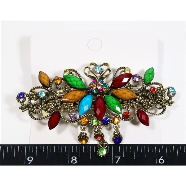 NEW MULTI-COLOR RHINESTONE ANTIQUE STYLE TASSEL