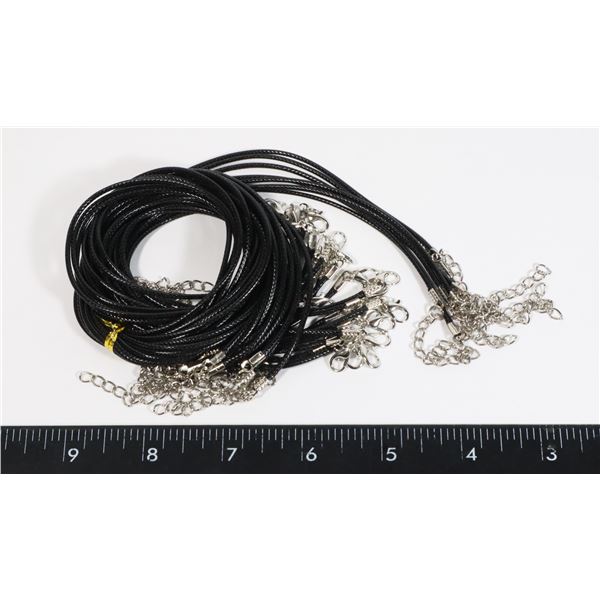 NEW 20PC 18" NECKLACE CORDS FOR JEWELRY MAKING EC