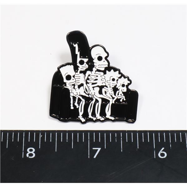 NEW SIMPSONS HALLOWEEN THEME LAPEL PIN