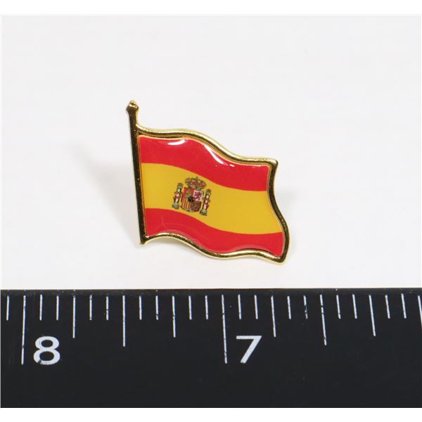 NEW SPANISH NATIONAL FLAG LAPEL PIN