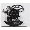 Image 1 : NEW FALLOUT THEME VINYL RECORD ENGRAVED WALL CLOCK