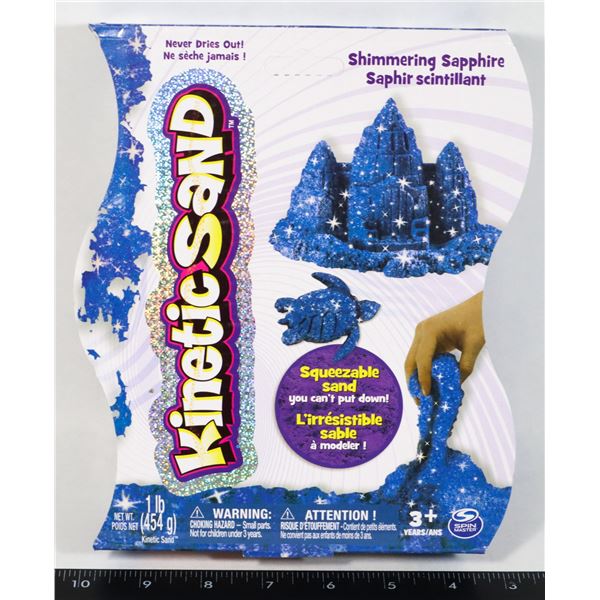 NEW KINETIC SAND  1LB (454G) SHIMMERING SAPPHIRE