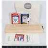Image 1 : SOLID MAPLE CRIB BOARD  -2 NEW CARDS & NEW PEGS