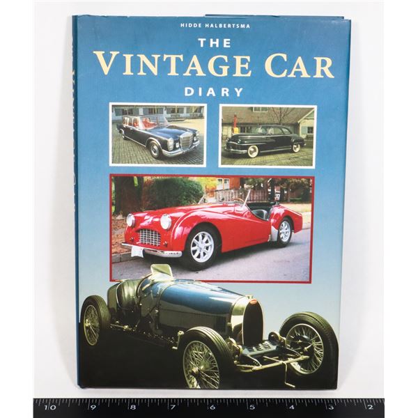 THE VINTAGE CAR DIARY HARDCOVER BOOK