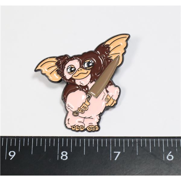 NEW GREMLINS THEME GIZMO LAPEL PIN