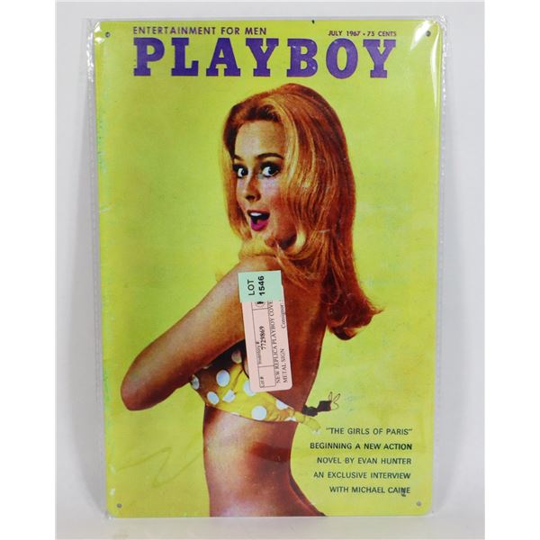 NEW REPLICA PLAYBOY COVER METAL SIGN