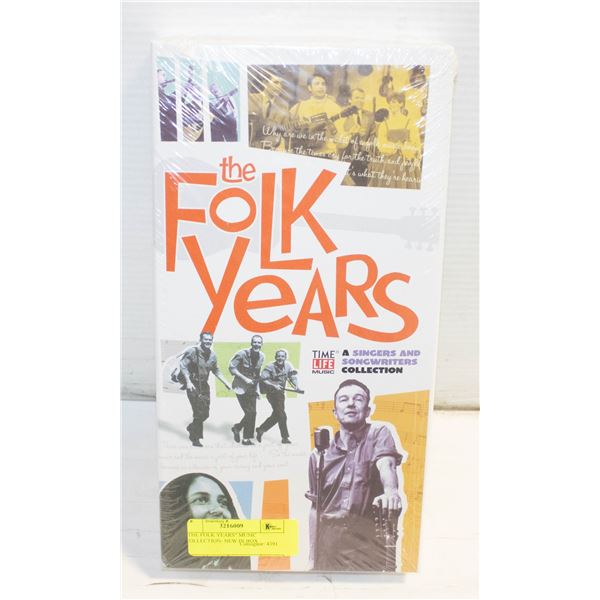 "THE FOLK YEARS" MUSIC COLLECTION- NEW IN BOX