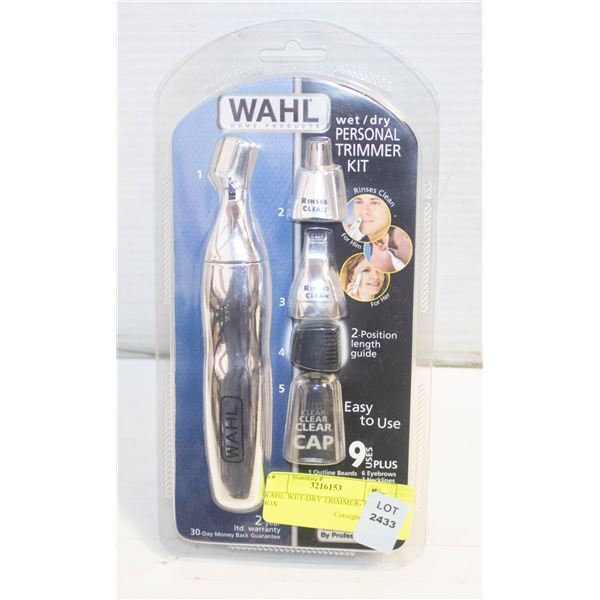 WAHL WET/DRY TRIMMER- NEW IN BOX