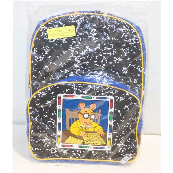 1998 MARC BROWN "SAY HELLO TO ARTHUR" BACKPACK