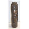 Image 1 : ANTIQUE HAND CARVED WOOD FACE SCULPTURE- 17"