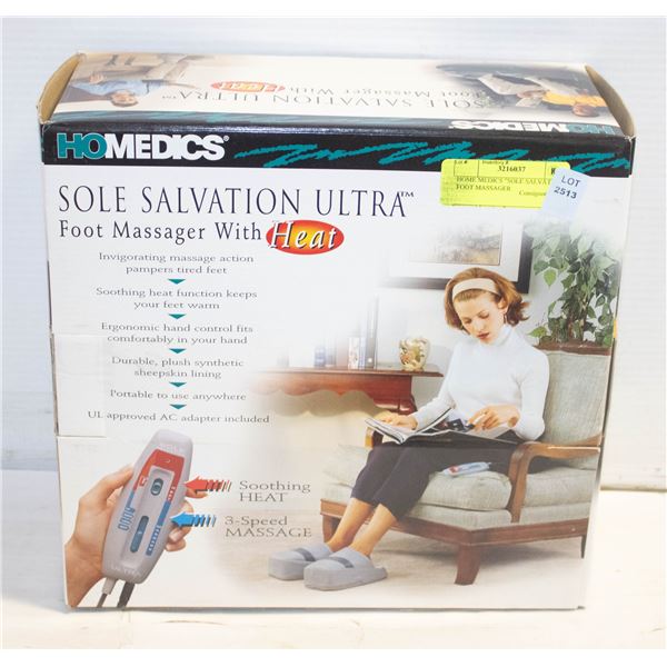 HOME MEDICS "SOLE SALVATION" FOOT MASSAGER
