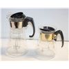 Image 1 : VINTAGE GLASS PYREX COFFEE POTS- ASSORTED