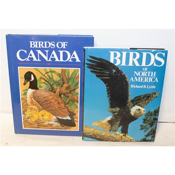 BIRDS OF CANADA & NORTH AMERICA BOOKS- SET OF 2
