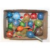 Image 1 : VINTAGE TRIBAL HAND CARVED MARACAS- LOT OF 17