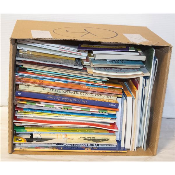 CHILDREN'S CONTEMPORARY SOFTCOVER BOOKS- BOX