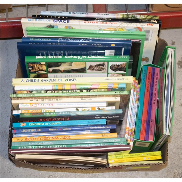 CHILDREN'S CONTEMPORARY HARDCOVER BOOKS- BOX