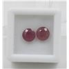 Image 1 : #174-HEATED RUBY GEMSTONE ONE PAIR  4.00 CT