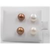 Image 1 : #11-NATURAL AKOYA PEARL STUDE EARRINGS