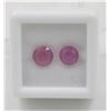 Image 1 : #165-HEATED RUBY GEMSTONE ONE PAIR 3.40CT