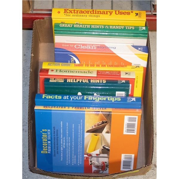 READERS DIGEST HARDCOVERS- HINTS/TIPS/HOW TO'S