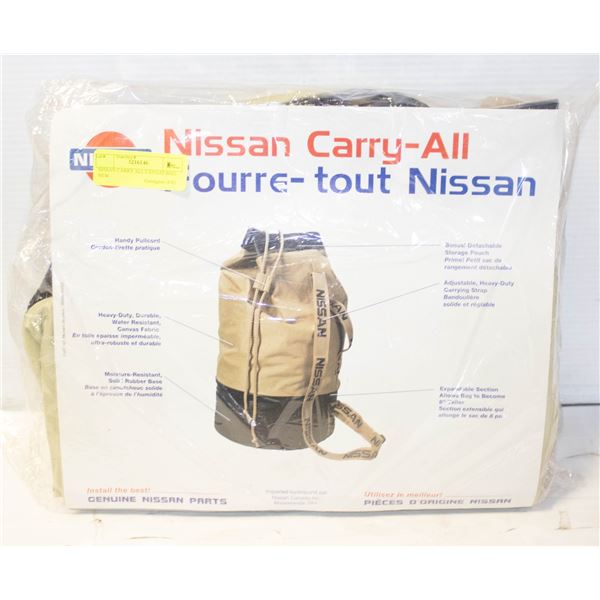 NISSAN CARRY ALL CANVAS BAG- NEW
