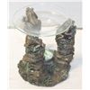 Image 1 : FROG POLY RESIN CANDLE HOLDER/STAND IN BOX