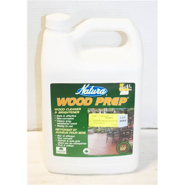 NATURA BRAND WOOD PREP & CLEANER- 4L