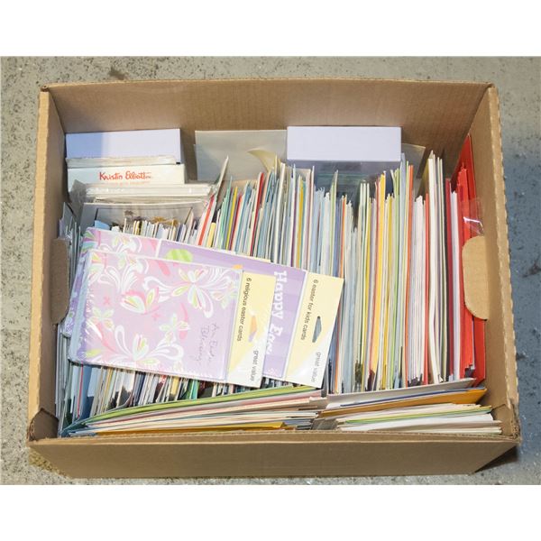 GREETING CARDS- ALL OCCASION- LARGE BOX LOT ASST.