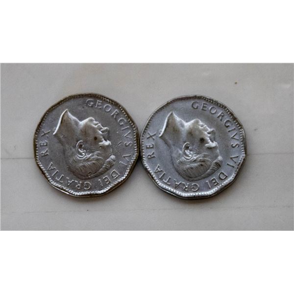 KING GEORGE VI 1952 5 CENTS NICKEL CANADA