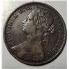 Image 1 : 4)  BRITISH QUEEN VICTORIA 1877 ONE PENNY COIN.