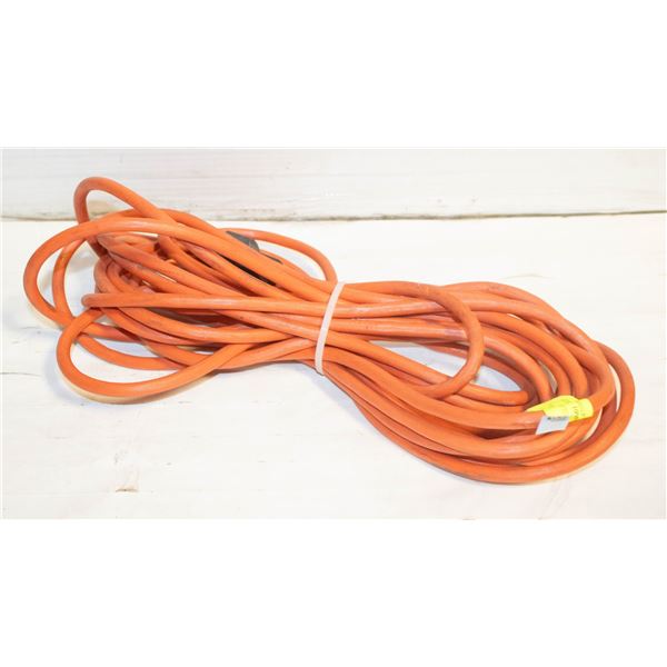 100 FEET OF ORANGE EXTENSION CORD