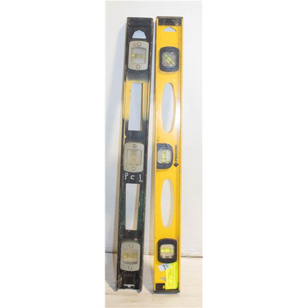 LOT OF 2 ALUMINUM 24" LEVELS