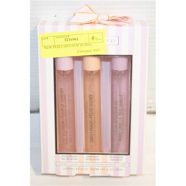 NEW PERFUMES-NEW IN BOX