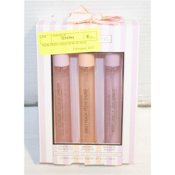 NEW PERFUMES-NEW IN BOX