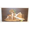 Image 1 : HANGING DEER SCULPTURE ART
