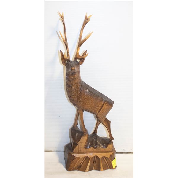 ELK WOOD SCULPTURE