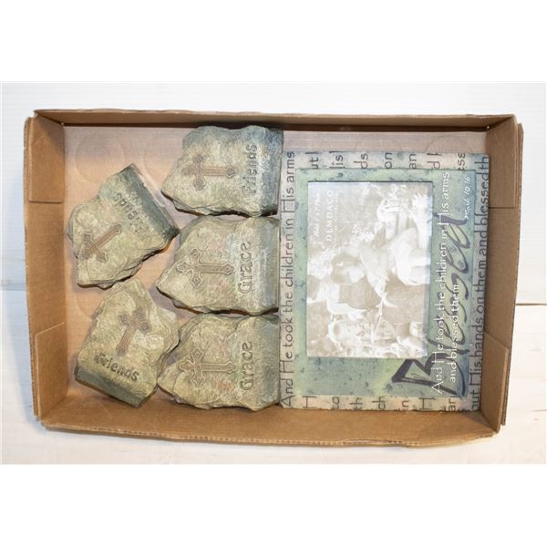 RELIGIOUS INSPIRATIONAL ITEMS- BOX LOT