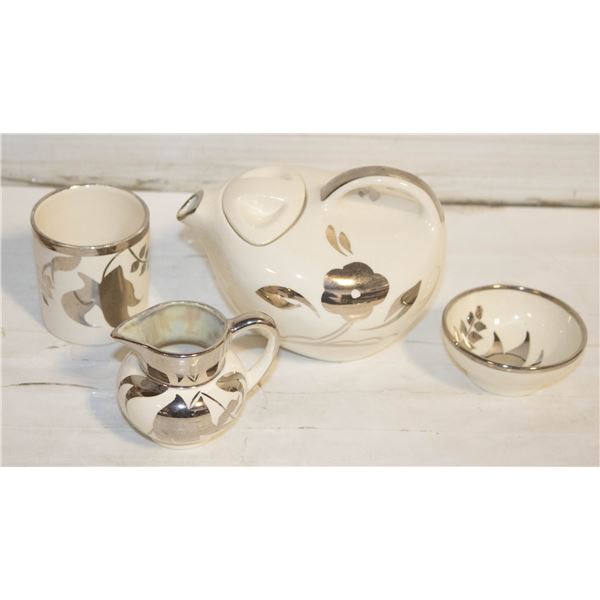 ENGLISH "NATEAPOT" TEA SET OF 4 PIECES