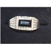 Image 1 : ESTATE MENS BLACK ONYX RING IN BOX-ESTATE
