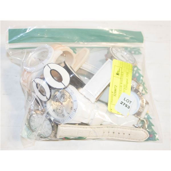 ESTATE WHITE COLOR WATCHES ALL TOGETHER-ESTATE