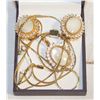 Image 1 : ESTATE HALLMARKED NECKLACE & EARRINGS IN BOX