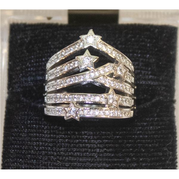 ESTATE LADIES DIAMOND SHOOTING STAR RING IN