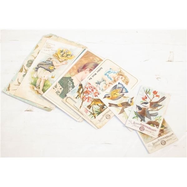 LOT OF 10 1800S PORTLAND ADVERTISING CARDS