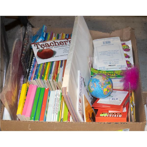 TEACHERS CLASSROOM SUPPLIES FOR CHILDREN- BOX LOT
