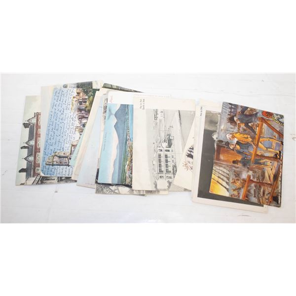 LOT OF 20 1900S ANTIQUE POST CARDS